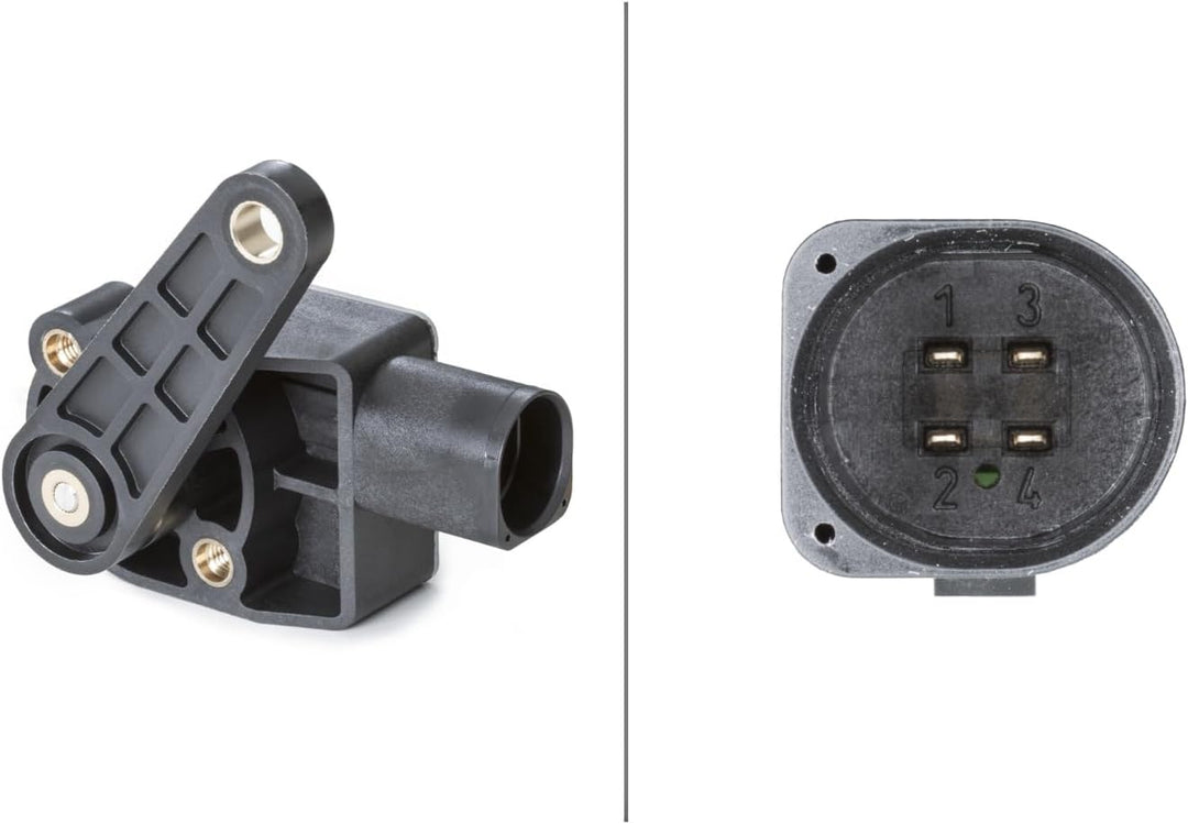 HELLA 6PM 008 739-001 Sensor, Xenonlicht (Leuchtweiteregulierung) - 4-polig