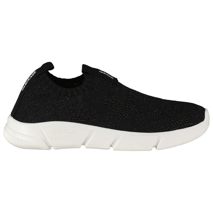 Geox Mädchen J Aril Girl Sneaker 28 EU Schwarz, 28 EU Schwarz