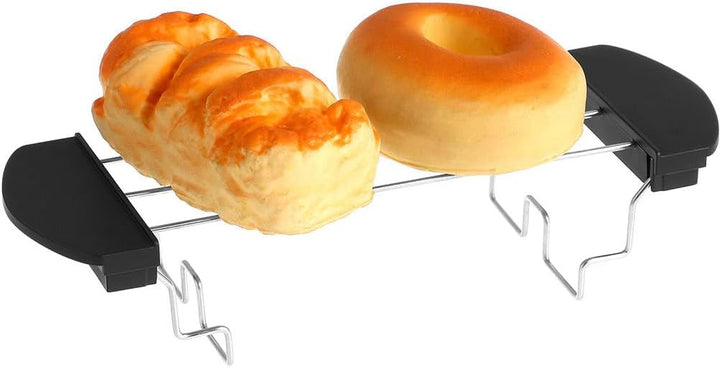 Toast Rack Aus Edelstahl Toaster Ersatz Grillrost Mit Anti-Verbrühung Griffen Für Brot Sandwich Und
