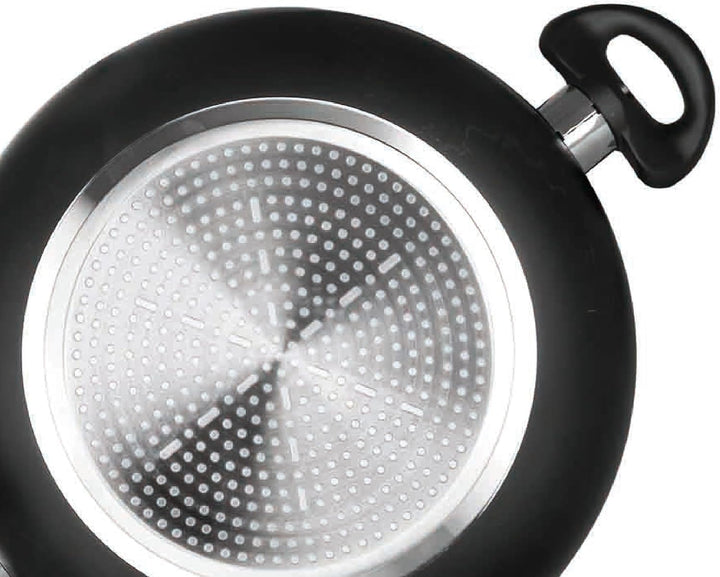 IBILI - Bratpfanne mit 2 Griffen Inducta, 32 cm, Aluminium, Anti-Haft, geeignet für Induktion 32 cms