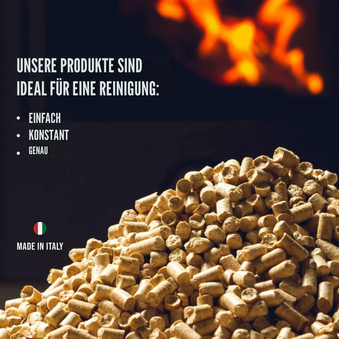 BARETTO Ersatzbürste Flex für die Reinigung Ihres Pelletofens, Flex-Bürste aus Nylon, geeignet für d
