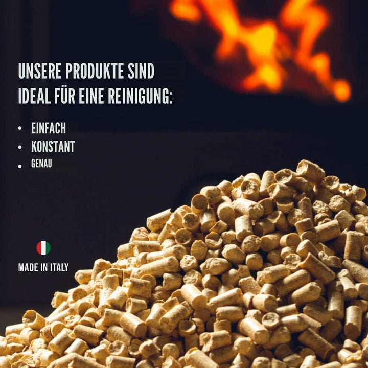 BARETTO Ersatzbürste Flex für die Reinigung Ihres Pelletofens, Flex-Bürste aus Nylon, geeignet für d