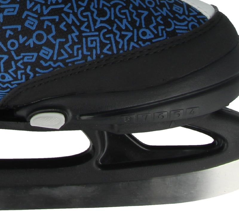 K2 Mädchen Marlee Ice Skates S (EU: 29-34 / UK: 10-1 / US: 11-2) Single black - blue - light blue, S