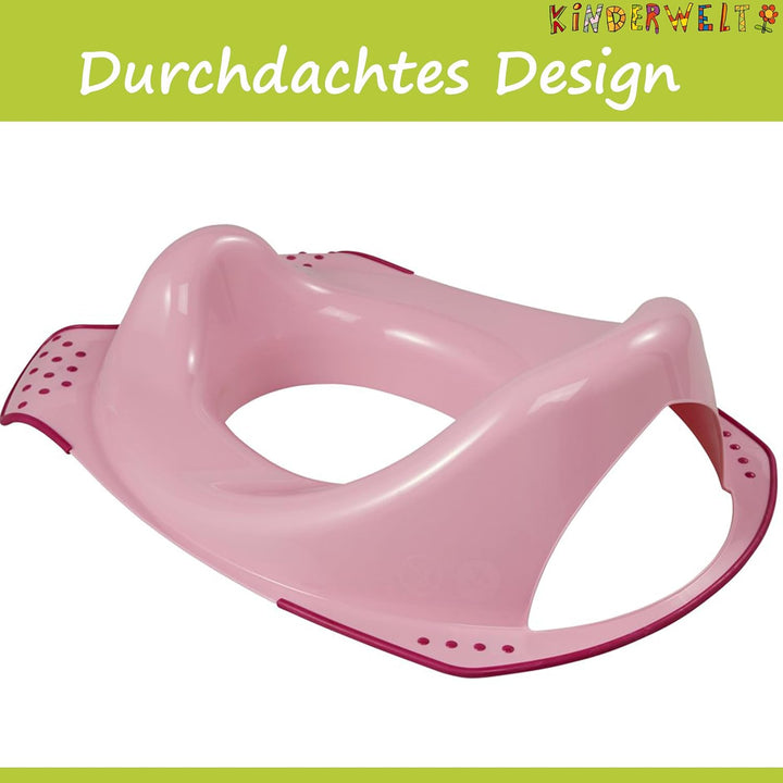 KiNDERWELT Premium Toilettensitz für Kinder und Babys, Disney Frozen Design in Weiss, Töpfchen für K