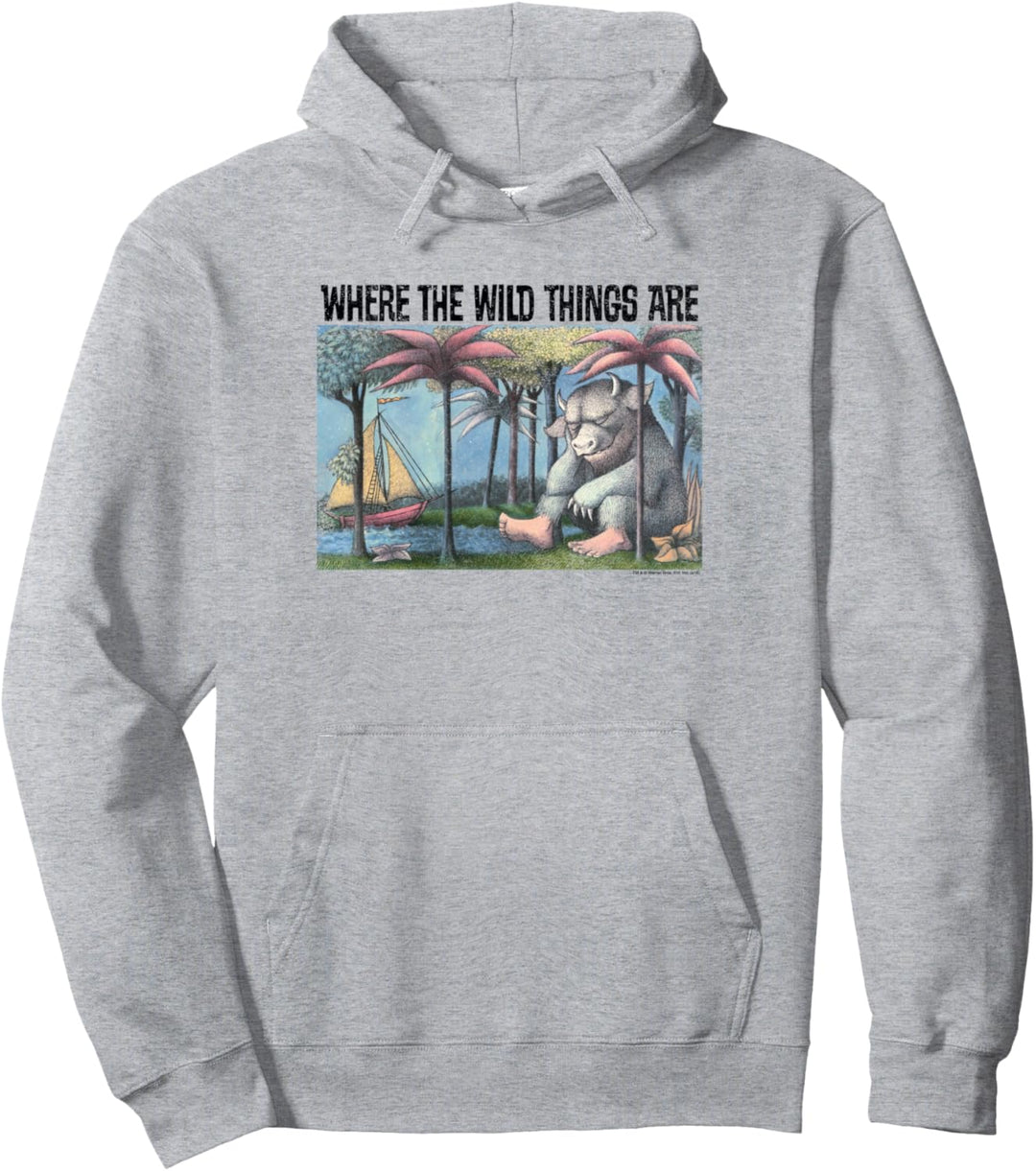 Where the Wild Things Are Cover Art Pullover Hoodie