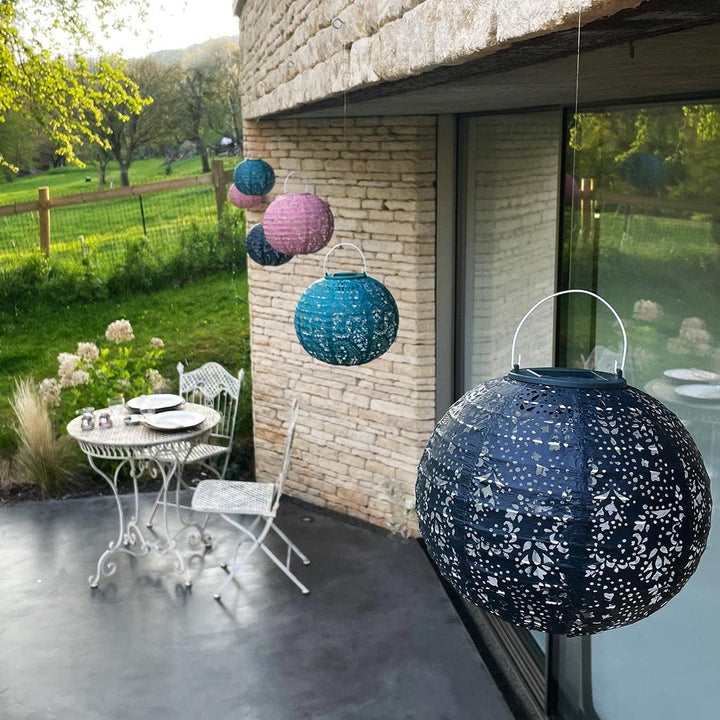Talking Tables 2 Rosa Solarlaternen für die Gartendekoration | Aussenlaternen, batteriebetriebene bö