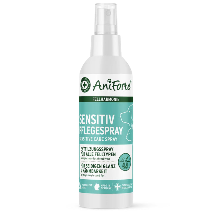 AniForte Fellharmonie Pflegespray Sensitive 200ml – Sanfte Fellpflege für Hunde & Katzen, Entwirrung
