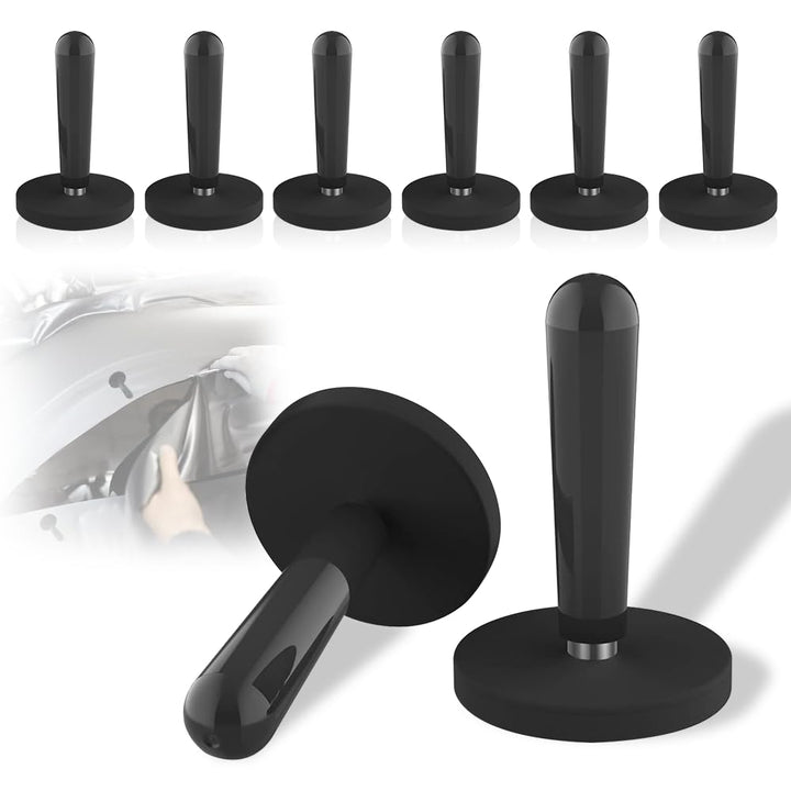 8 Stück Auto Montagemagnet, Mantagemagnet mit Griff Magnethalter Magnet für Folieren Folie Montagema