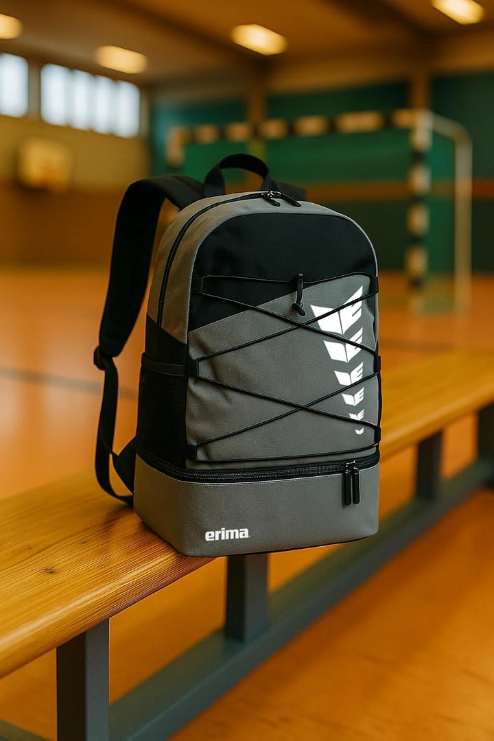 Erima Six Wings Rucksack F Ohne Geschlecht Einheitsgrösse Slate Grey/Schwarz, Einheitsgröß