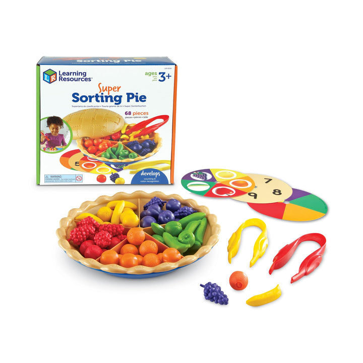 Learning Resources Super Sortierkuchen, ab 3 Jahren, Farben und Zählen, frühe Rechenfertigkeiten und