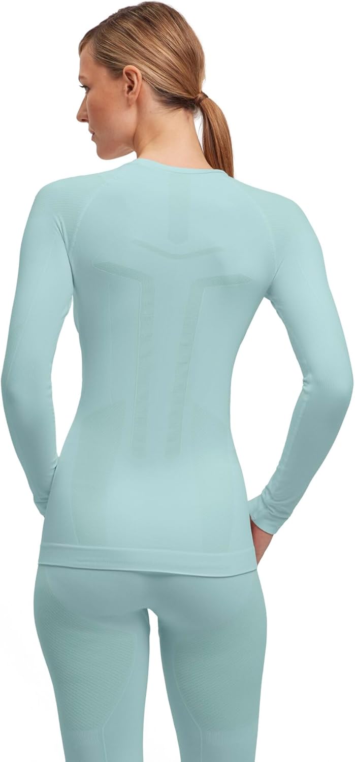 FALKE Damen Warm Round Neck Funktionsshirt Langarm für milde bis kalte Temperaturen warme Funktionsu