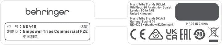 Behringer BD440 Premium-Kopfbügelmikrofon mit Nierencharakteristik