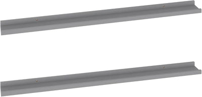 Festnjght 2er Set Bilderleiste Wandregal Schweberegal Bilderregal Wandboard Regal für Bilderrahmen F