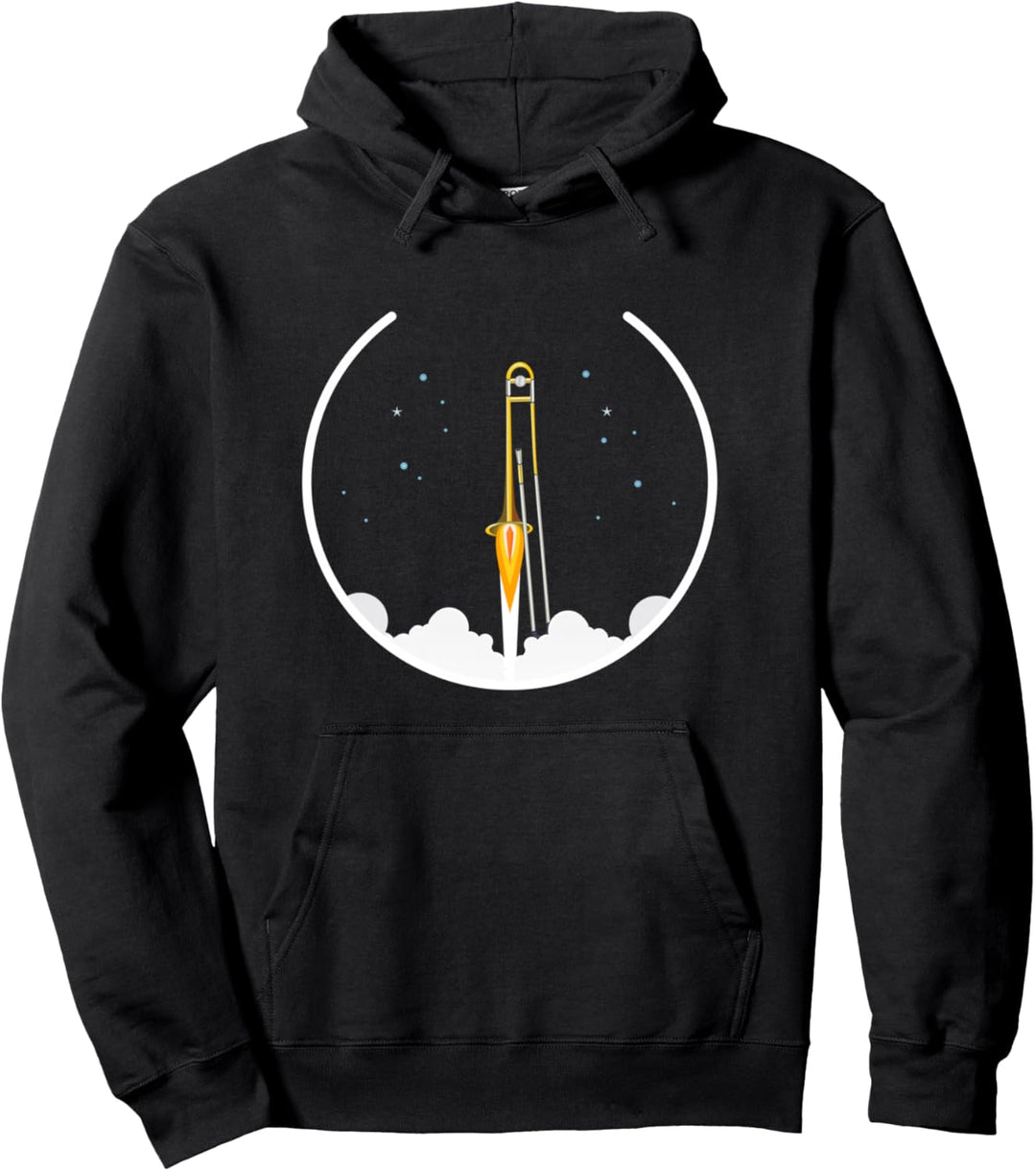 POSAUNE - RAKETE, Blasorchester Blasmusik, Lustiges Posaune Pullover Hoodie