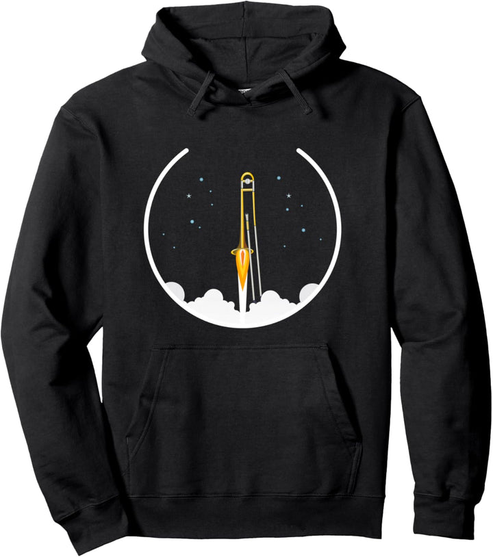 POSAUNE - RAKETE, Blasorchester Blasmusik, Lustiges Posaune Pullover Hoodie