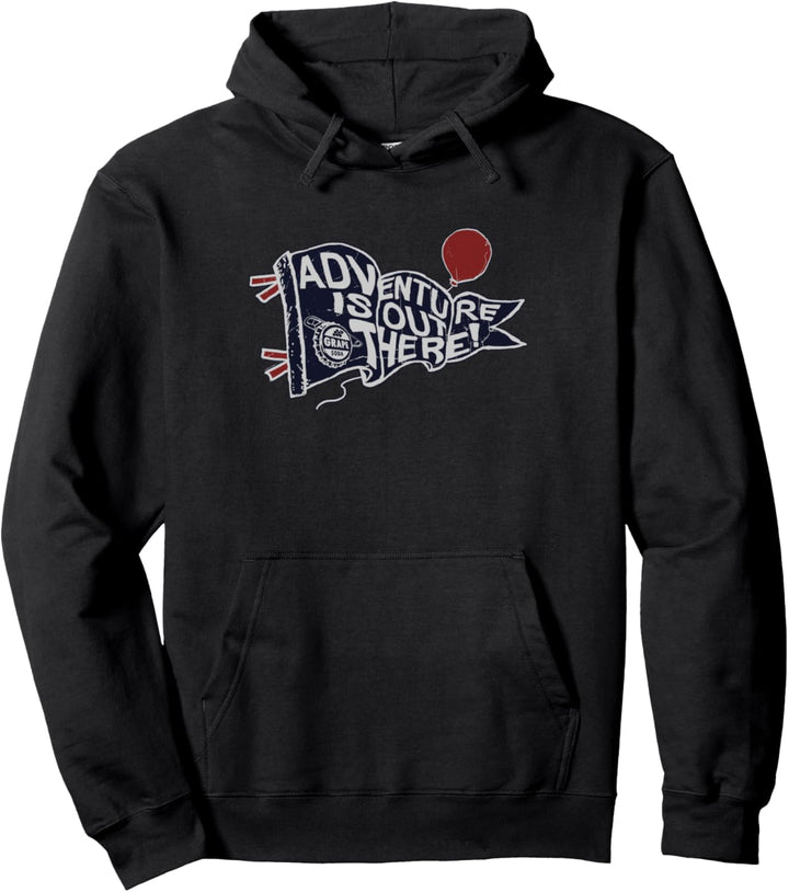 Disney Pixar Up Adventure Flag Balloon Pullover Hoodie