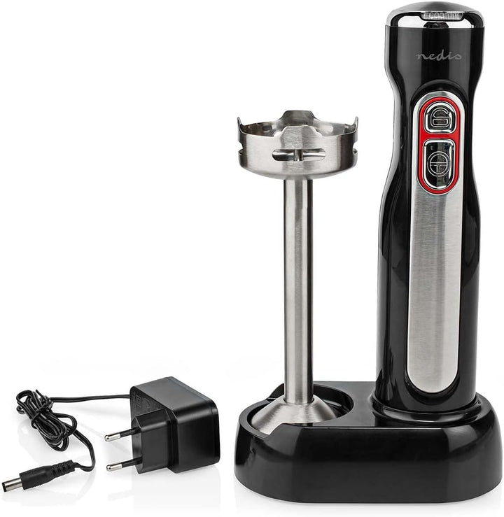 Stabmixer - 100 W - Geschindigkeitseinstellung: 1 Geschindigkeitsstufe - Schwarz/Silber