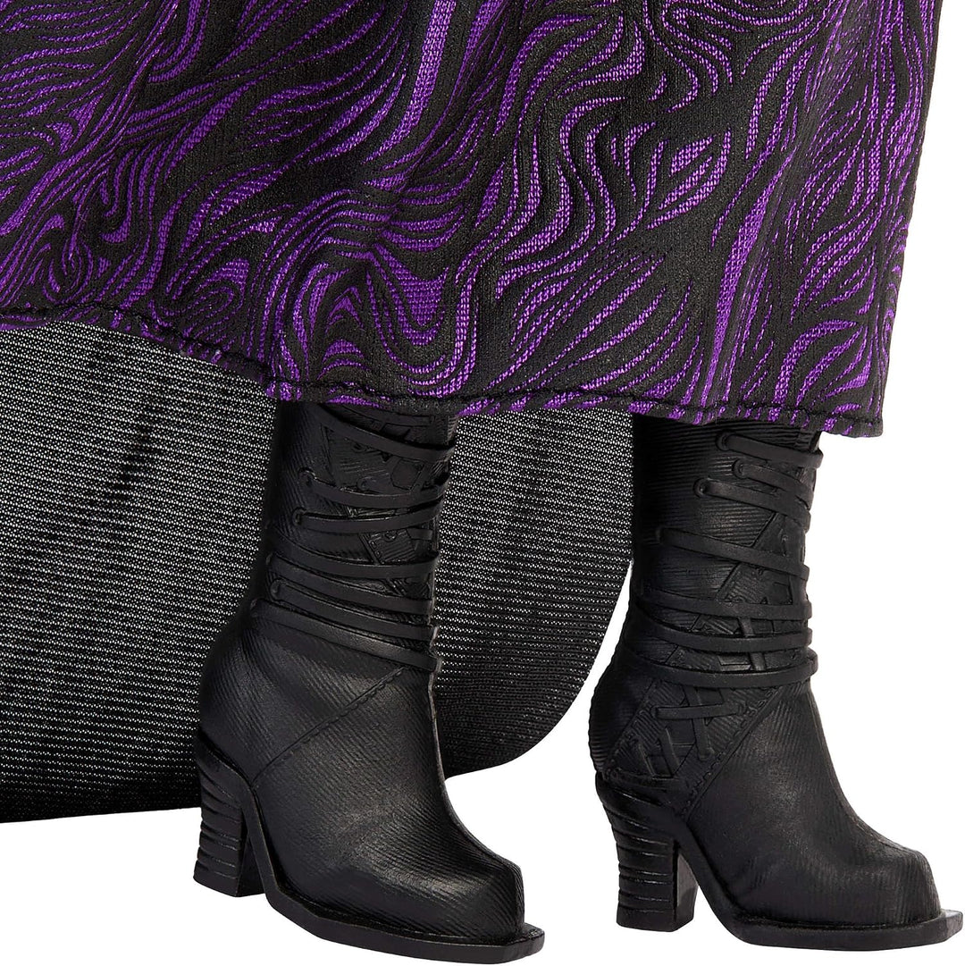 Mattel Universal Pictures Wicked Elphaba Thropp-Modepuppe mit abnehmbarem Outfit und 7 Bewegungspunk