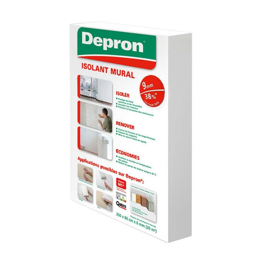 Dämmplatte depron 80 x 125 cm Dicke 9 mm, Packung mit 20 m² Depron