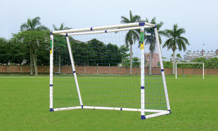 Outdoor Play | Profi Vario Fussballtor 2,4m x 1,8m oder 3,6m x 1,8m cm mit Zwei Netzen, Stabil Wette
