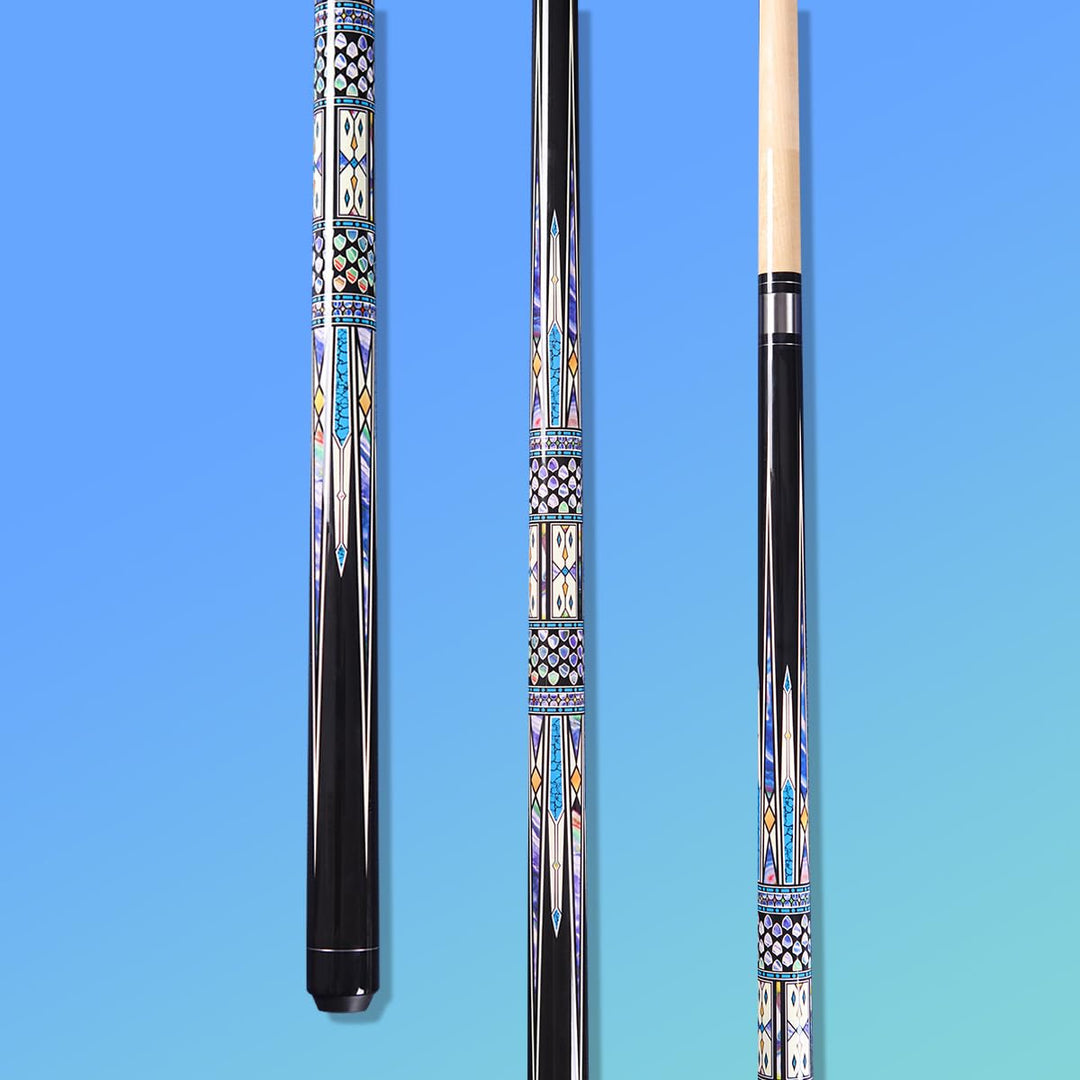 58 Inch13mm 19oz/20oz Maple Billiard Stick Pool Cue Set, Canadian Maple Professional Billiard Pool C
