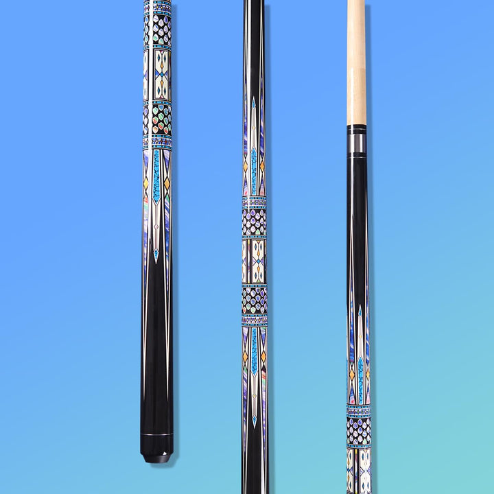 58 Inch13mm 19oz/20oz Maple Billiard Stick Pool Cue Set, Canadian Maple Professional Billiard Pool C