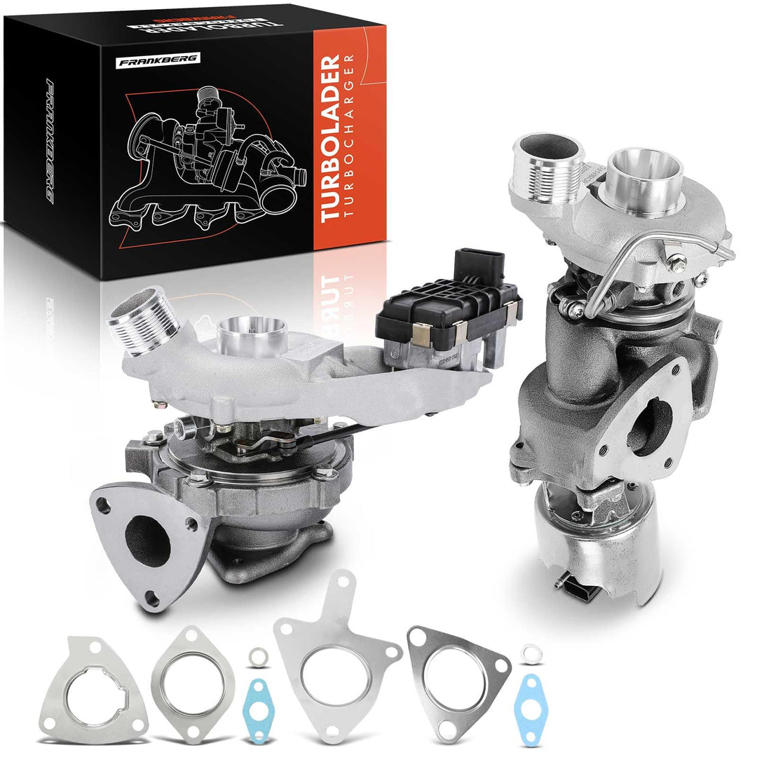 Frankberg 2x Turbolader Abgasturbolader Diesel Kompatibel mit R.a.n.g.e R.o.v.e.r Sport L494 3.0 SDV