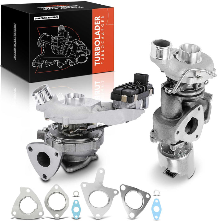 Frankberg 2x Turbolader Abgasturbolader Diesel Kompatibel mit R.a.n.g.e R.o.v.e.r Sport L494 3.0 SDV