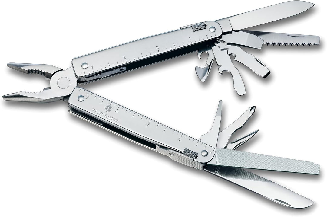 Victorinox, Multifunktionstool, SwissTool, Taschen Werkzeug, Funktionen, Kombi-Spitzzange, Feststell