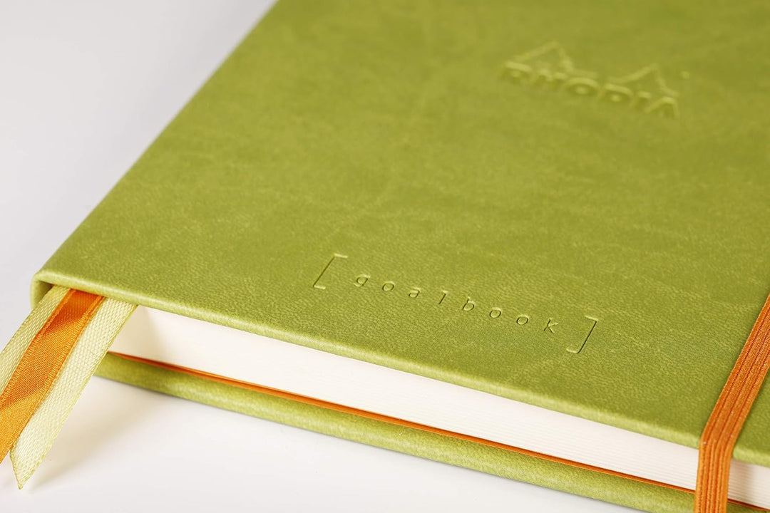 Rhodia 118575C Notizheft Goalbook (DIN A5, 14,8 x 21 cm, Dot, praktisch und trendige, mit festem Dec