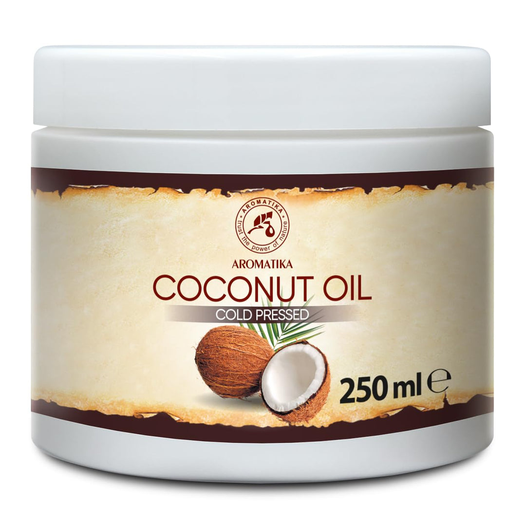 Kokosöl 250ml - Cocos Nucifera - Indonesien - Kaltgepresst - Rein & Natürlich - Kokosnussöl - Unraff