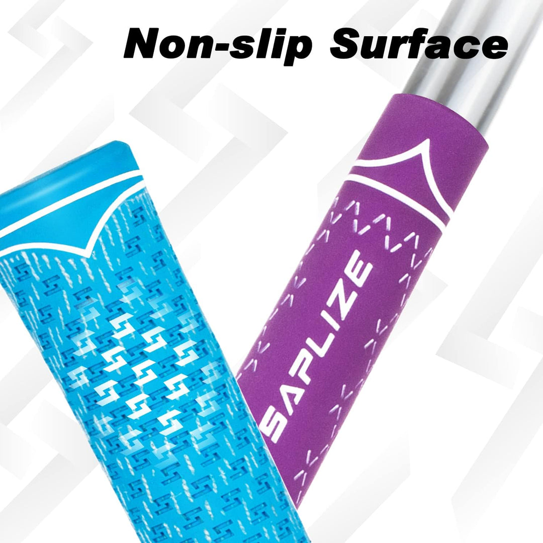 SAPLIZE Golfgriffe, Paket A (13 Griffe und komplettes Regripping-Kit), Paket B (13 Griffe), 7 Farben