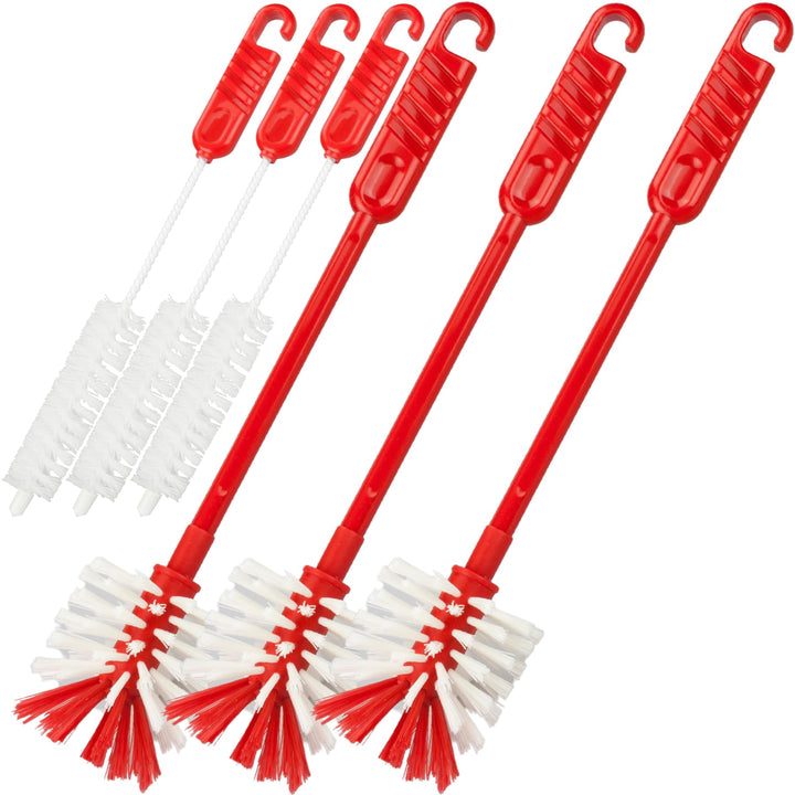 zederle 3X Mixtopf-Spülbürste &amp; 3X Messerbürste, Reinigungsbürste für Thermomix, Monsieur Cuisine, B