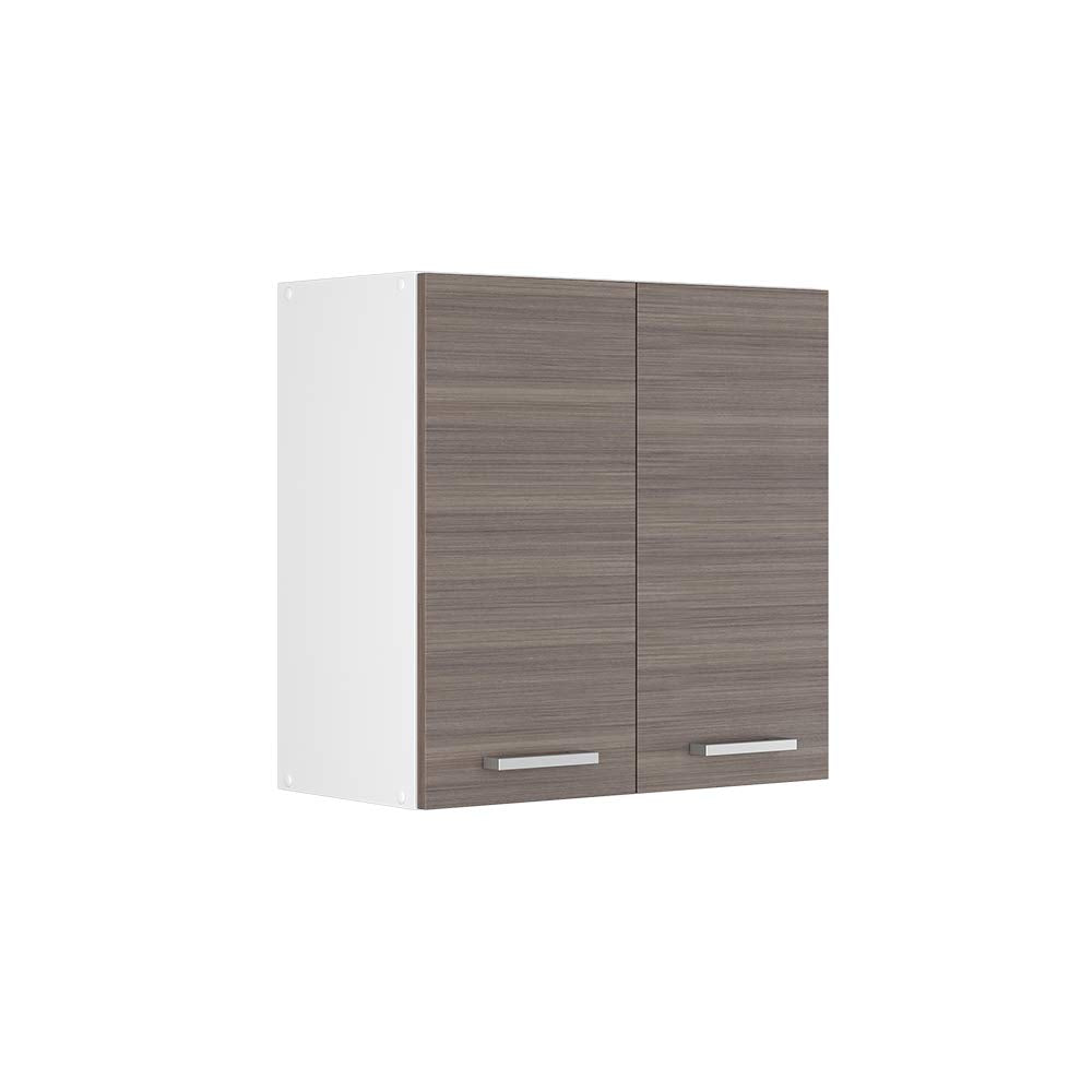 Vicco Hängeschrank R-Line, Grau/Weiss, 60 cm Grau Hängeschrank 60cm, Grau Hängeschrank 60cm