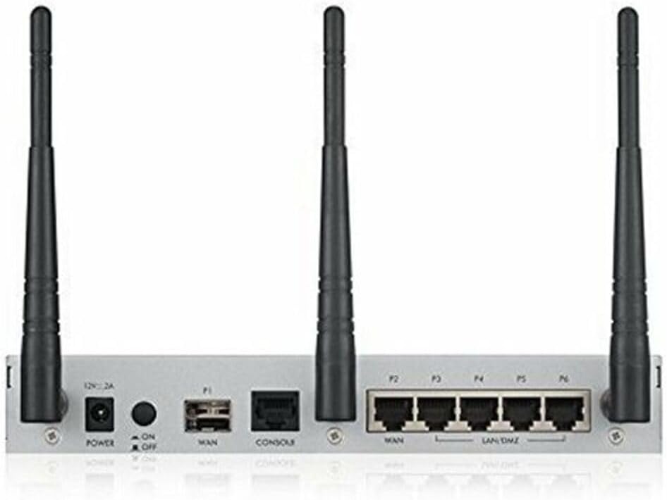 ZyXEL ZyWALL 350 Mbit/s Wireless AC VPN-Firewall, empfohlen für bis zu zehn Benutzer (IPsec, SSL) [U