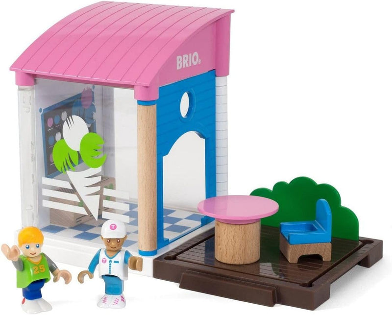 BRIO 33944 - Village Eisdiele, bunt