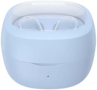Baseus Earphone Bluetooth Bowie WM02 TWS, BT 5.3, Rapid Charge Technology, 60ms Latency Blue (NGTW18
