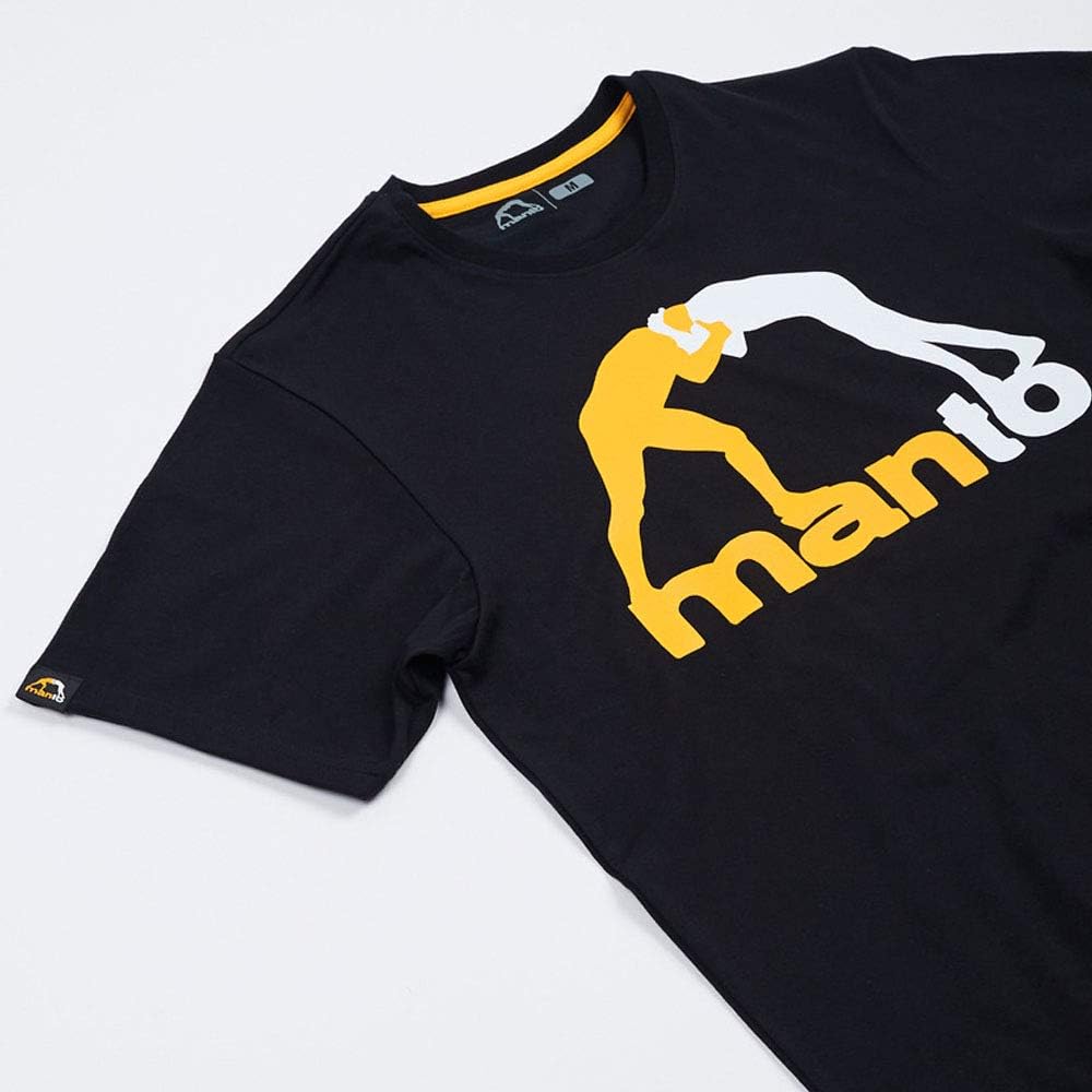 MANTO T-Shirt, Logo, schwarz Grösse XL