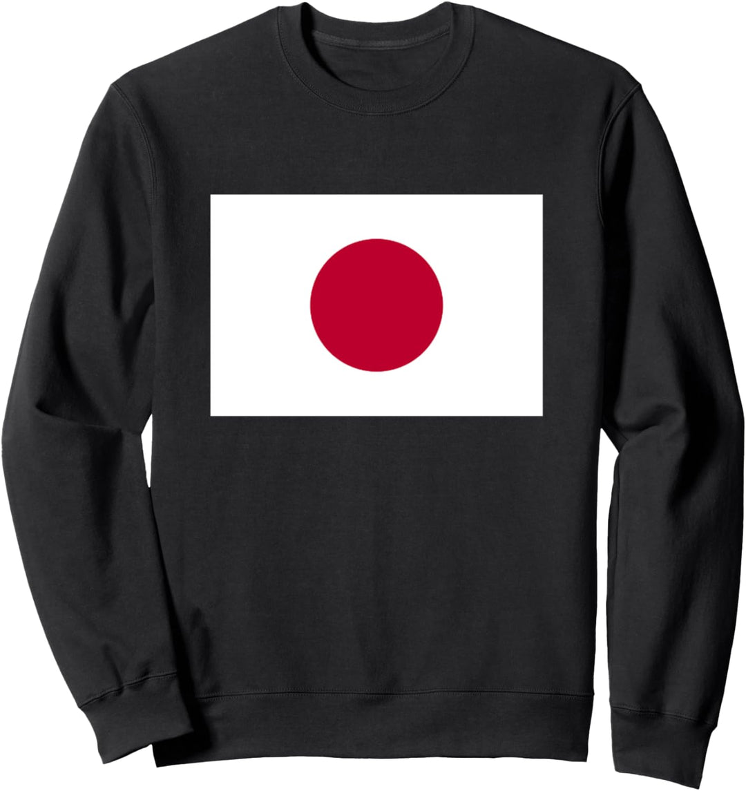 Japan Fahne Japan Silhouette Rote Sonne Originalfarben Sweatshirt