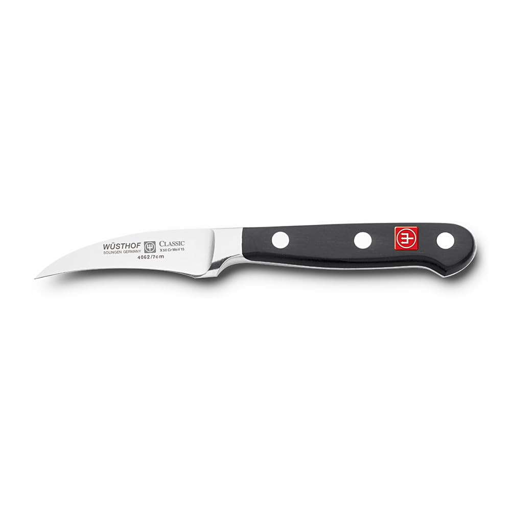 Wüsthof Tourniermesser, Classic (4062-7), 7 cm Klingenlänge, gebogene Klinge, geschmiedet, rostfreie