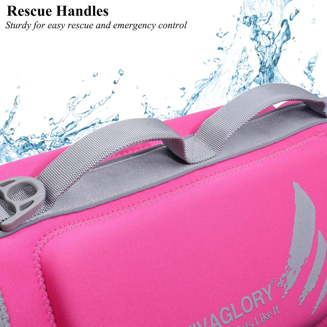 VIVAGLORY High Buoyancy Schwimmweste Hund, Rettungsweste, Hundeschwimmweste für Bootfahren, Schwimmh