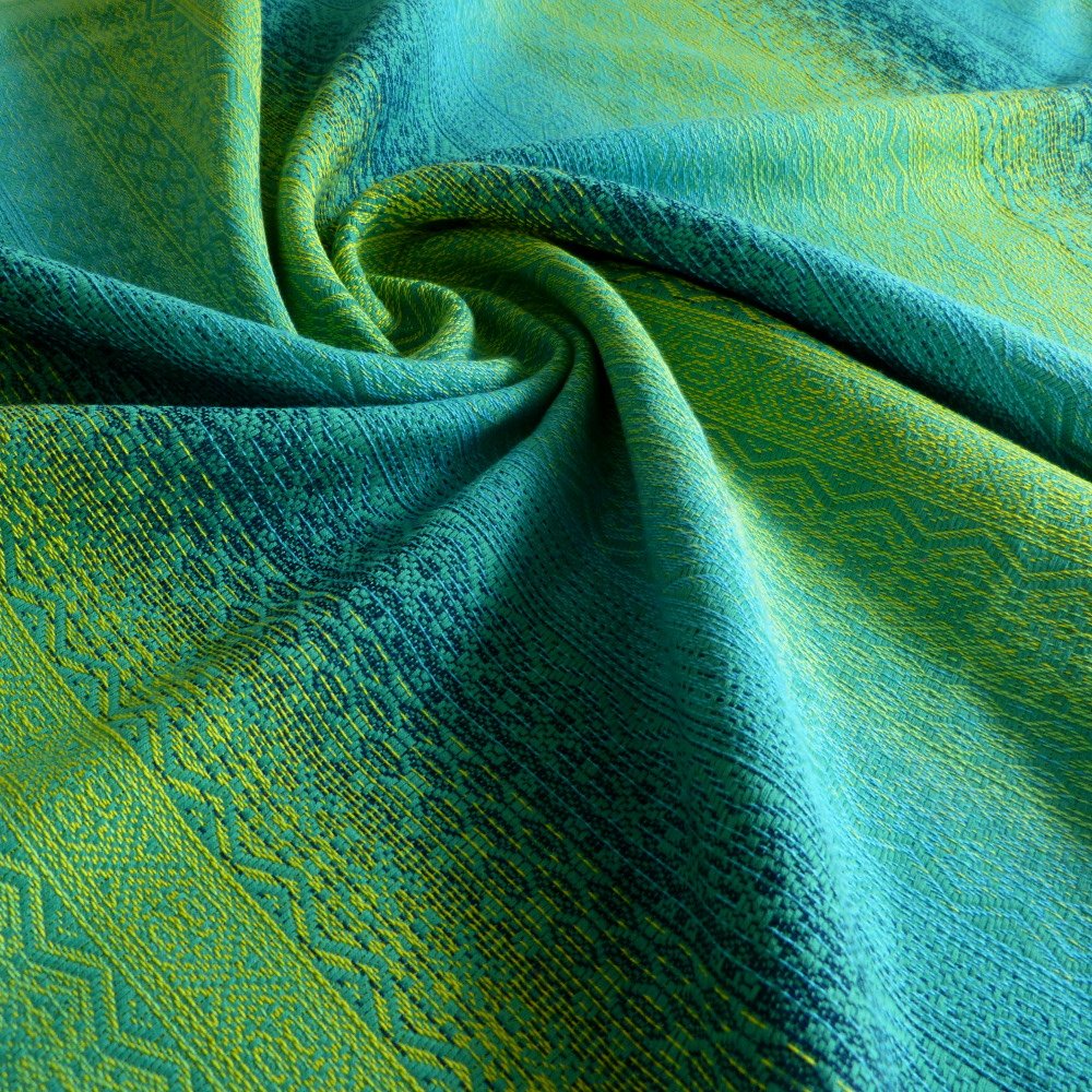 Didymos Babytragetuch, Modell Ada Malachit, Grösse 5, Grün Gr. 5 (420 cm), Gr. 5 (420 cm)