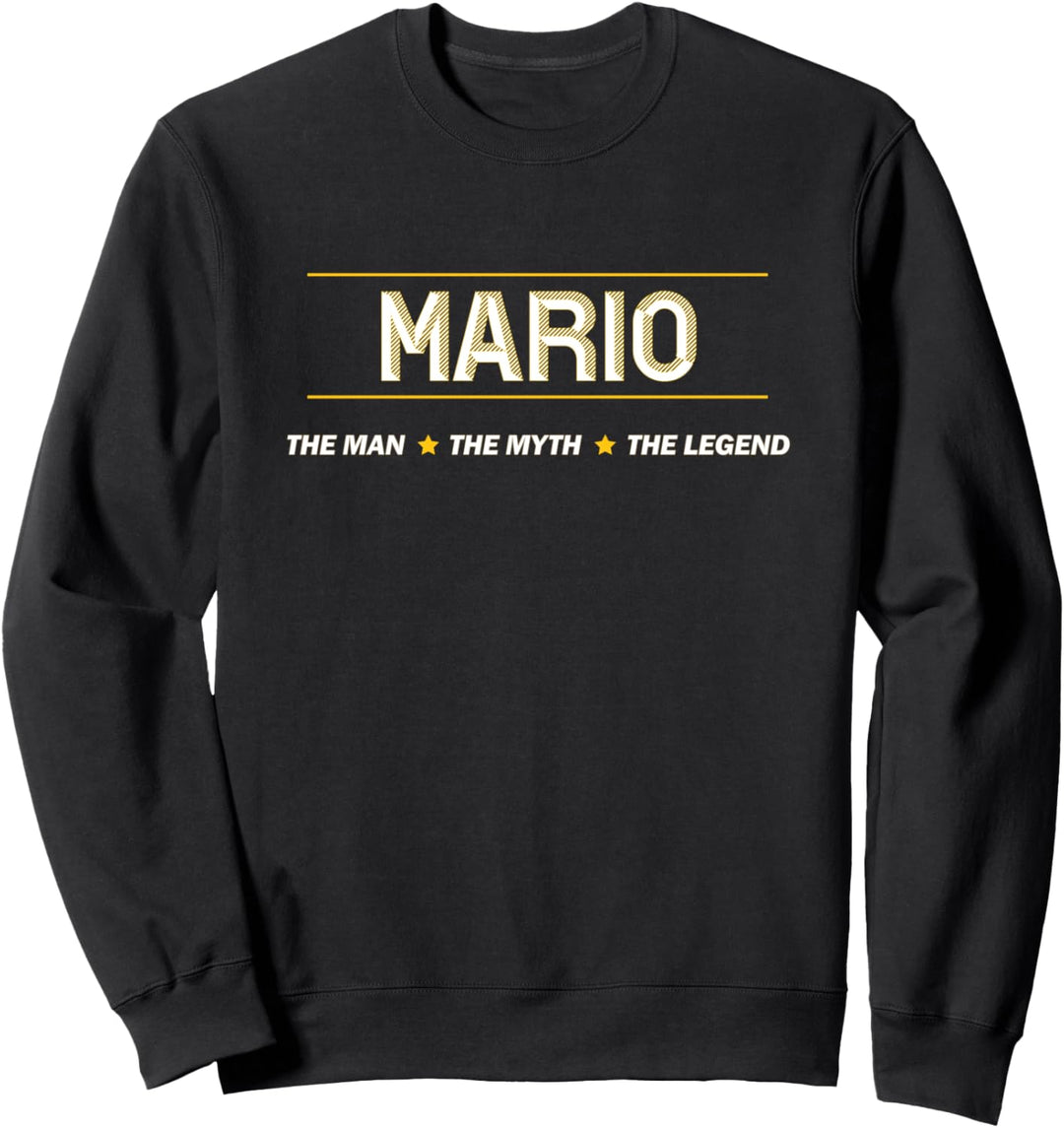 MARIO - the Man the Myth the LEGEND | Mythos Legende Name - Sweatshirt