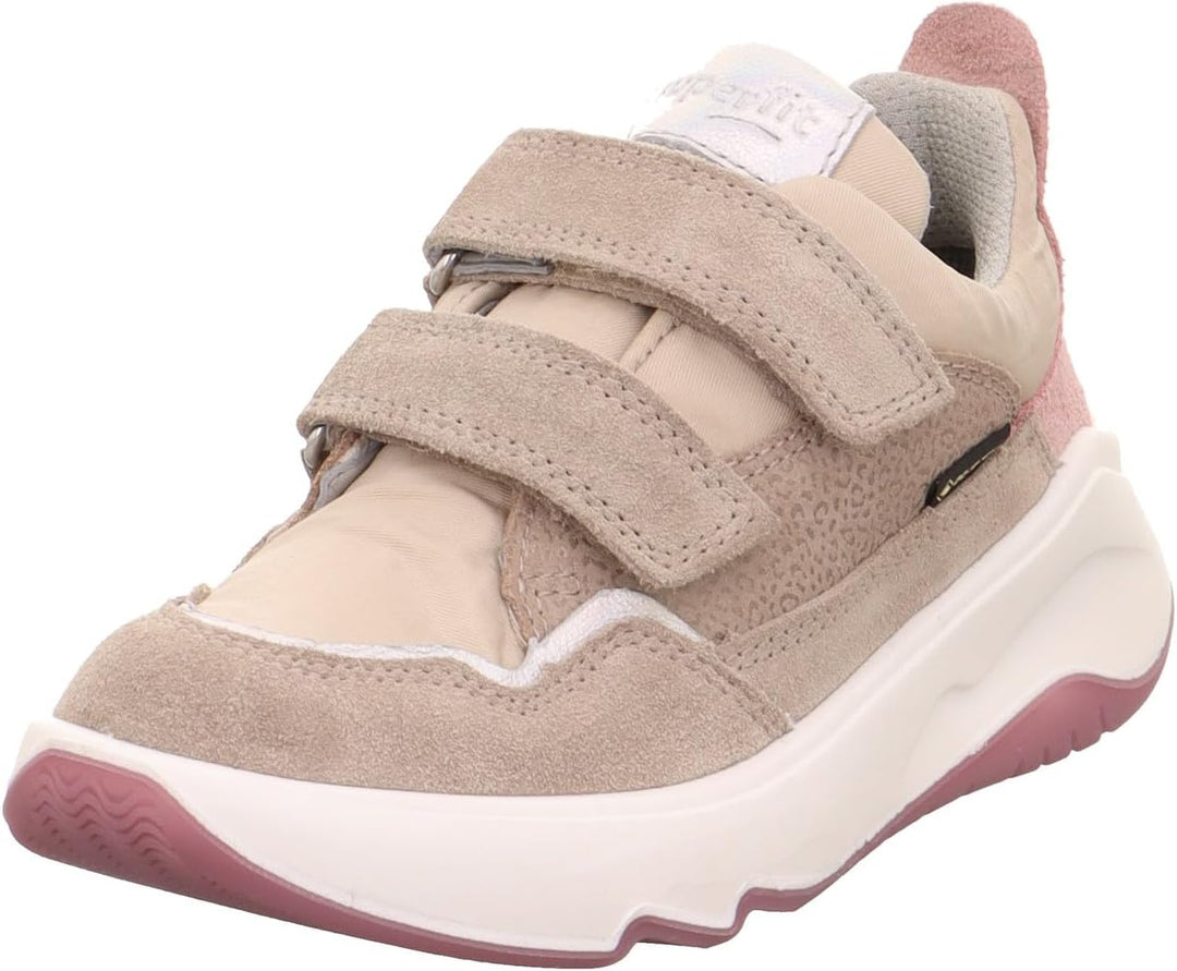 Superfit Mädchen Melody Gore-tex Sneaker 34 EU Beige Rosa 4000, 34 EU Beige Rosa 4000