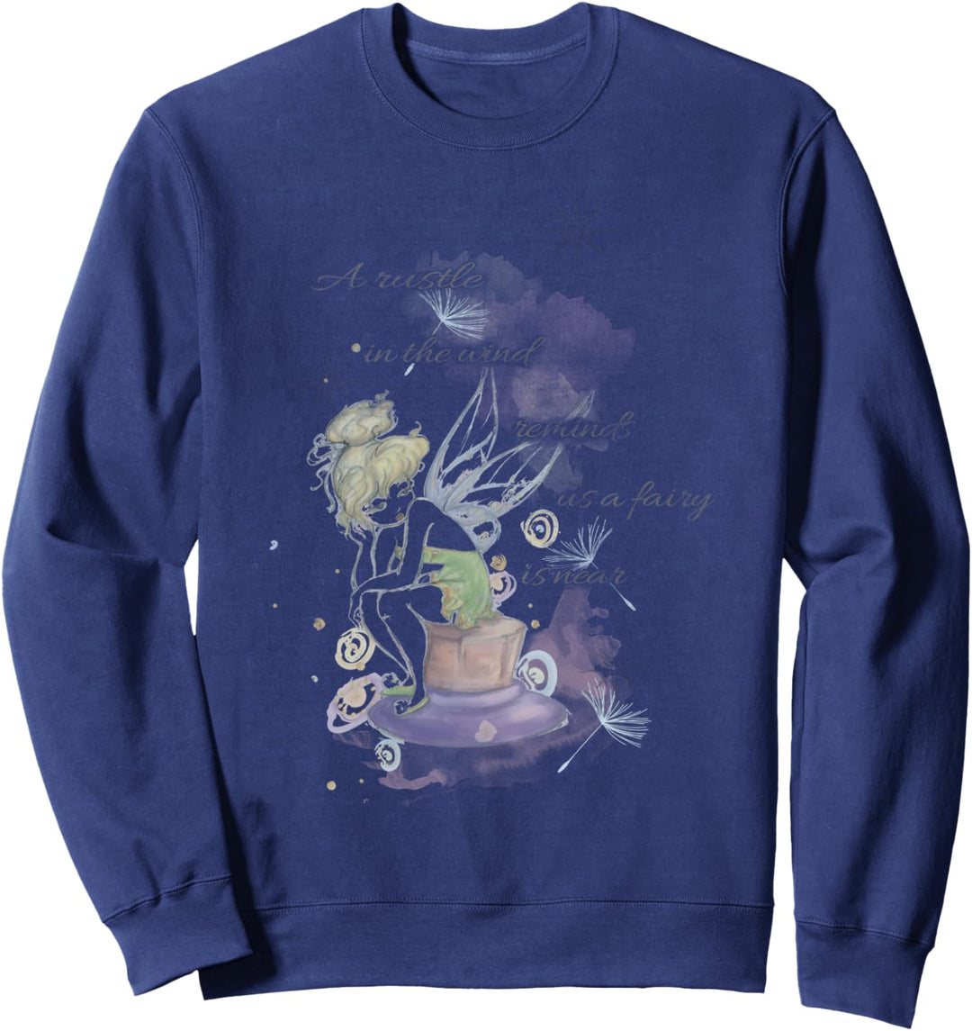 Disney Peter Pan Tinker Bell Fairy Is Near Drawing Sweatshirt