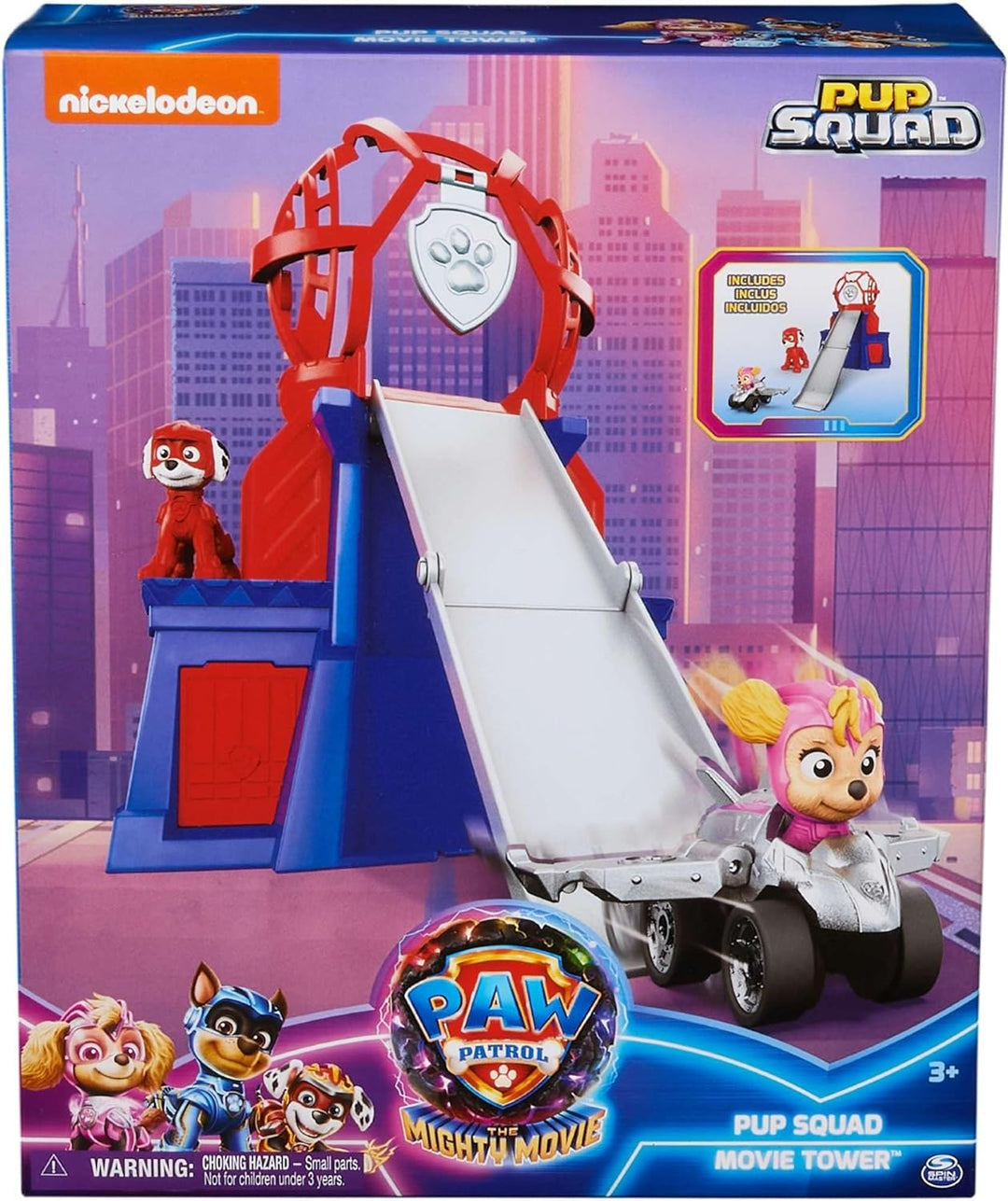 Spin Master Paw Patrol The Movie 2 Rettungsturm Set + Pup Squad Zubehör