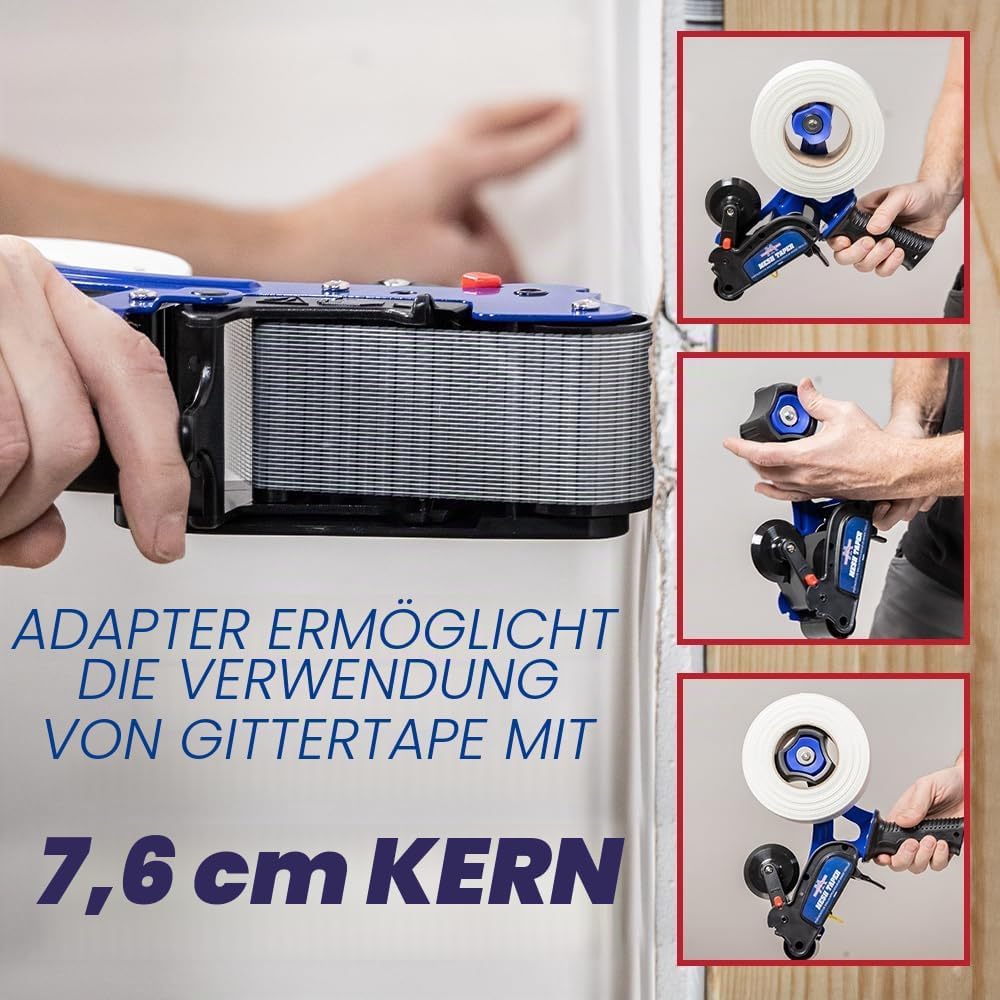 Netz-Trockenwandabroller, MT72 Kunststoff, 318x254 mm 1 Blau, 1 Blau