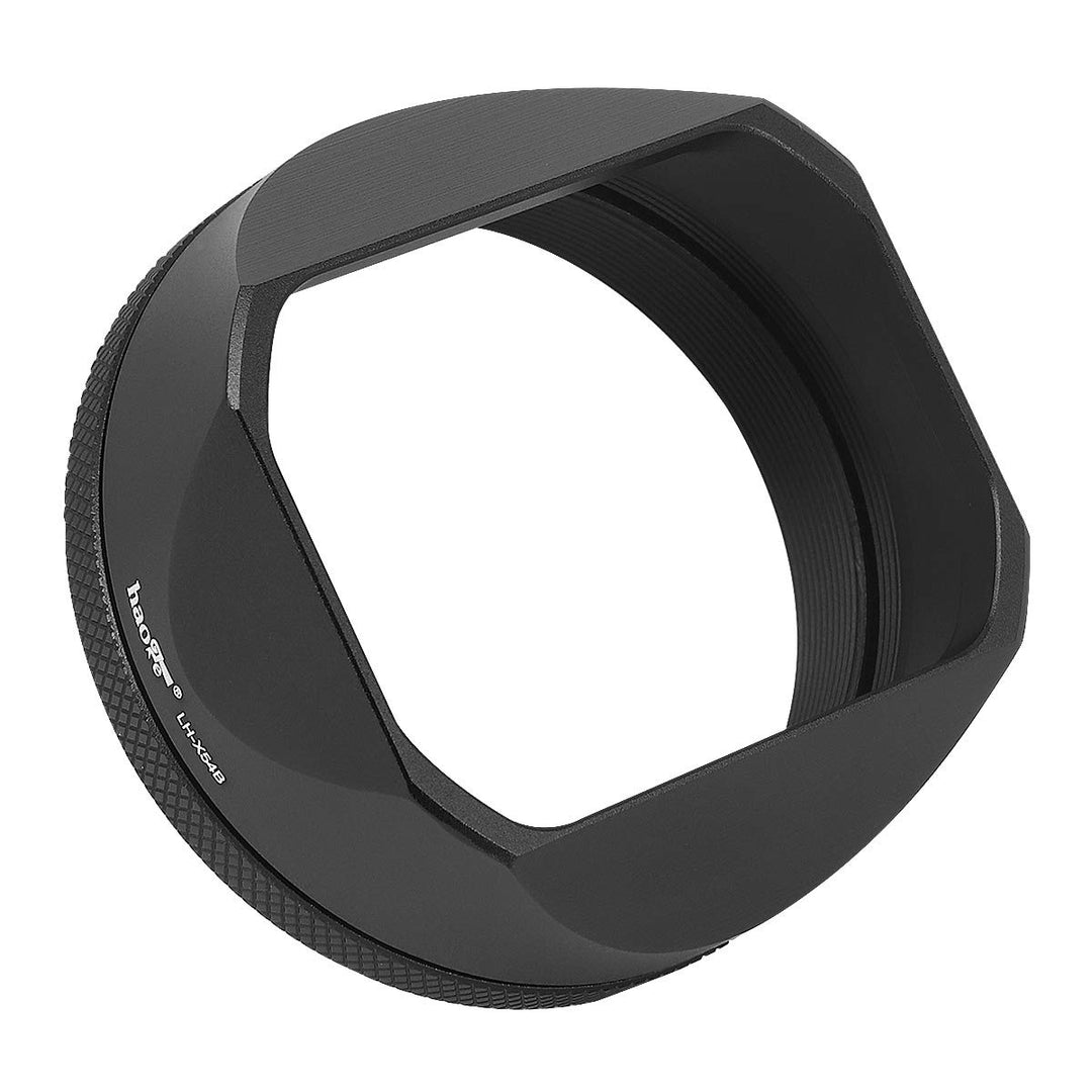 Haoge LH-X54B Gegenlichtblende aus Metall, quadratisch, mit 49 mm Adapterring, für Fujifilm X100VI F