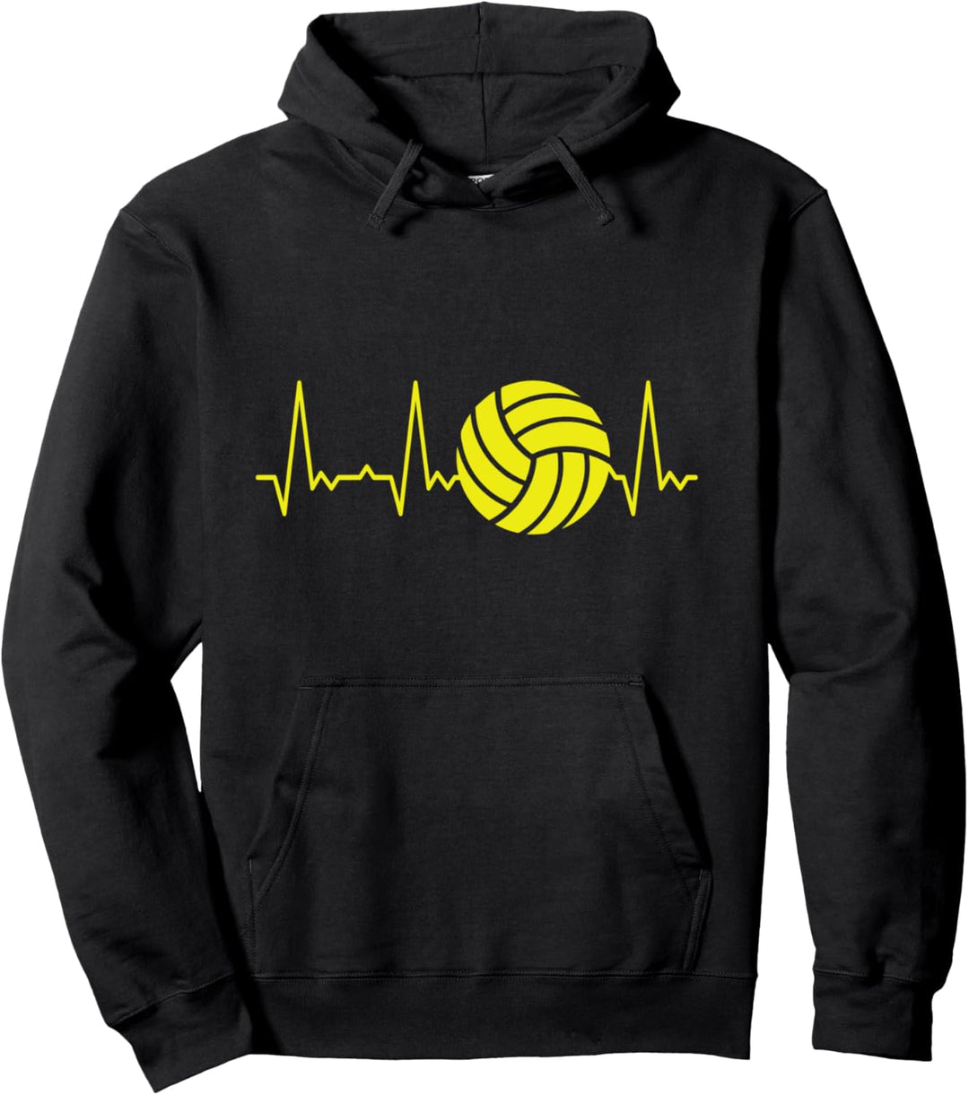 Herzschlag Volleyball Pullover Hoodie