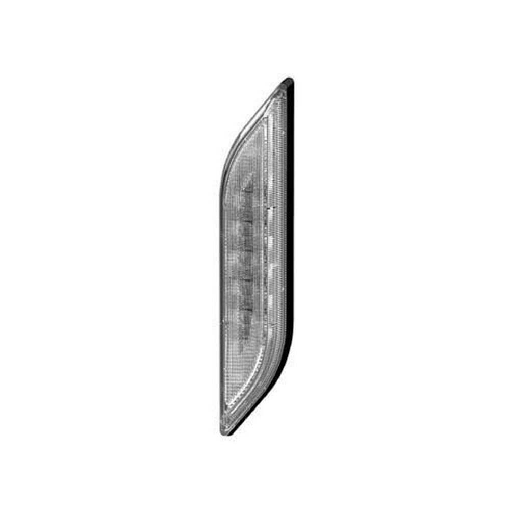 HELLA - Blinkleuchte - Shapeline Style Slim - LED - 12/24V - geklebt/Anbau - Lichtscheibenfarbe: gla